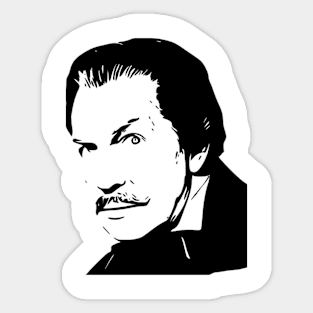 Vincent Price Stencil Artwork Sticker